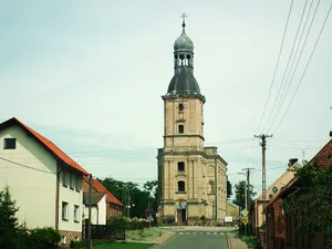 Saint Andrew the Apostle and Our Lady Help of Christians church in Lutom
