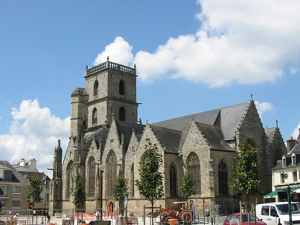 Church of Ploermel (France, Brittany)