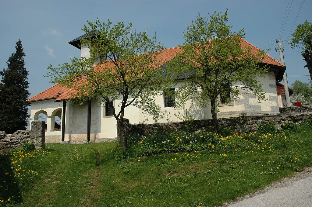 St Jedrt church in Nadlesk, Slovenia