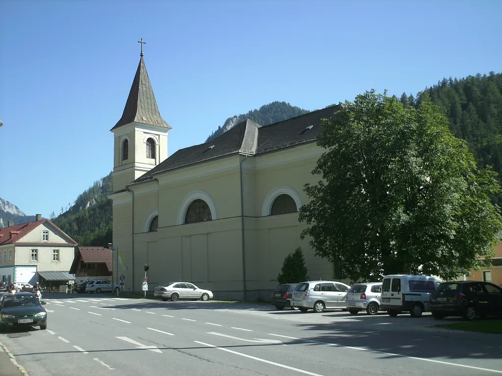 Kath. Pfarrkirche Zum Hl. Kreuz in Gußwerk/Österreich.