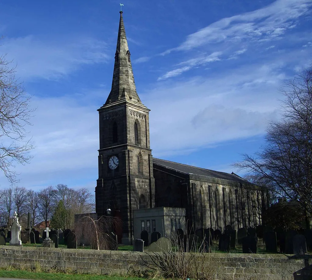 Wadsley Parish Church, Worrall Road, Sheffield, South Yorkshire, seen from the southwest
