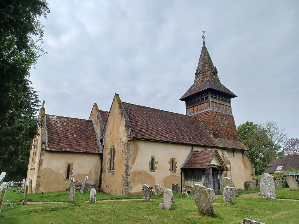 All Saints' Church, Steep, Hampshire, England. C12, C13, C14, and C19, Grade II* listed.