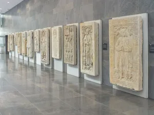 Wall mounted church monuments of the Paulinerkirche Leipzig