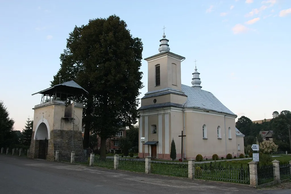 Church in Łukowe.