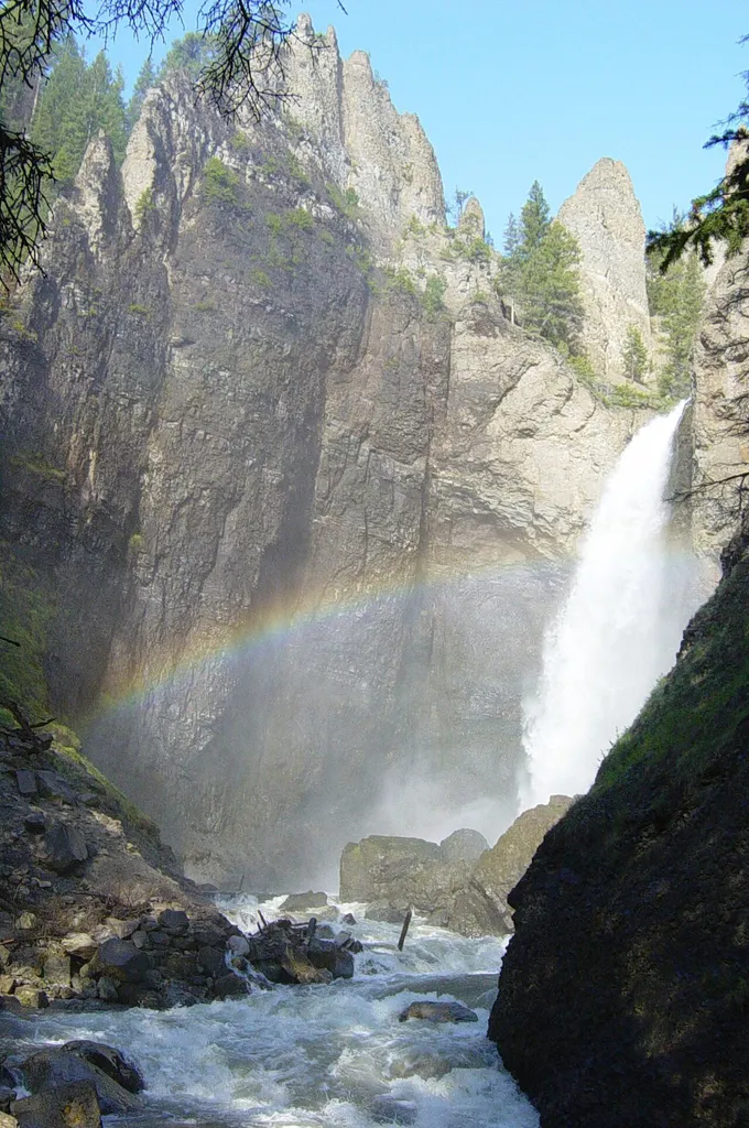 Tower Fall in Yellowstone National Park.