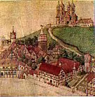 Marienkirche, älteste Darstellung von Zacharias Garcaerus, 1582
