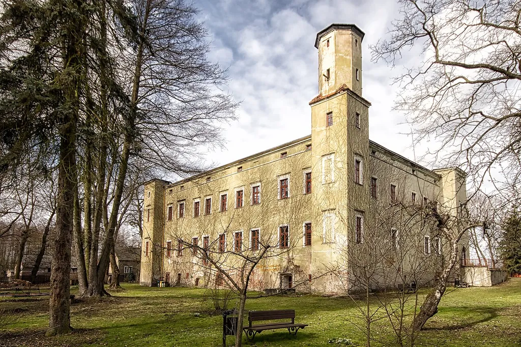 Dobroszyce, Zespół zamkowy