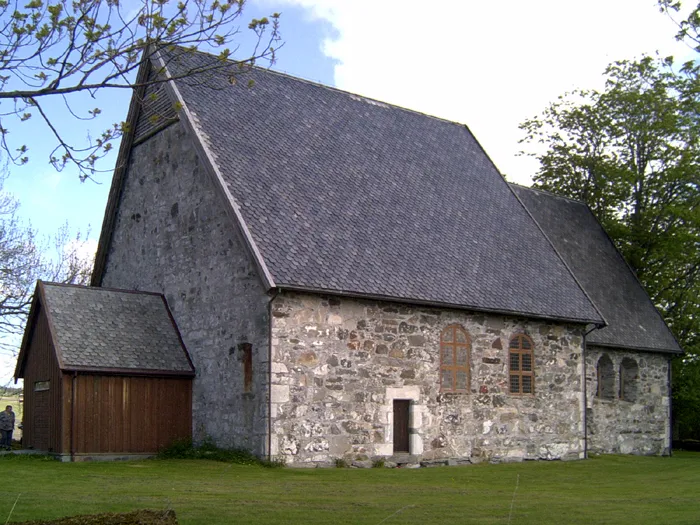 Logtun church, Frosta, Nord-Trøndelag, Norway.