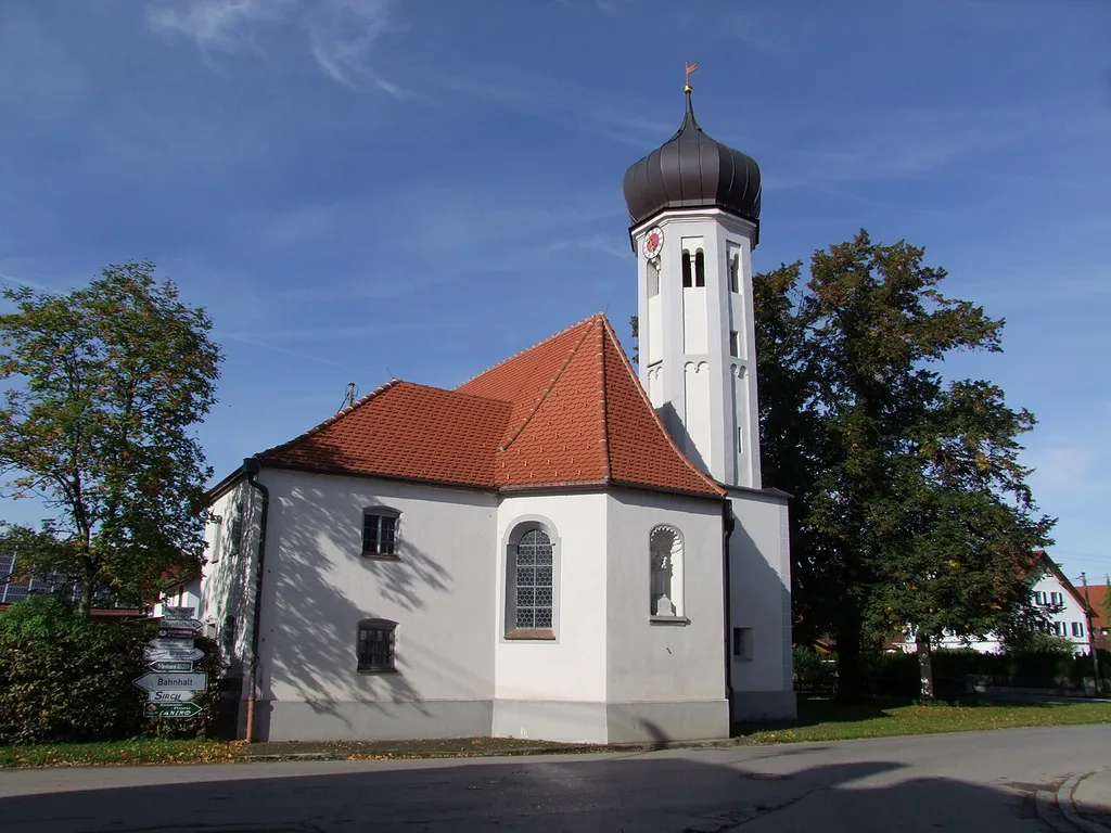 Unserer Lieben Frau im oberschwäbischen Oberrammingen,, Ortsteil von Rammingen in Bayern/Schwaben