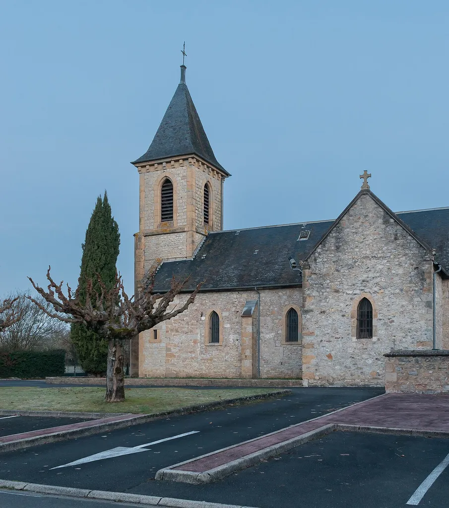 Church of the Assumption in Biars-sur-Cère, Lot, France