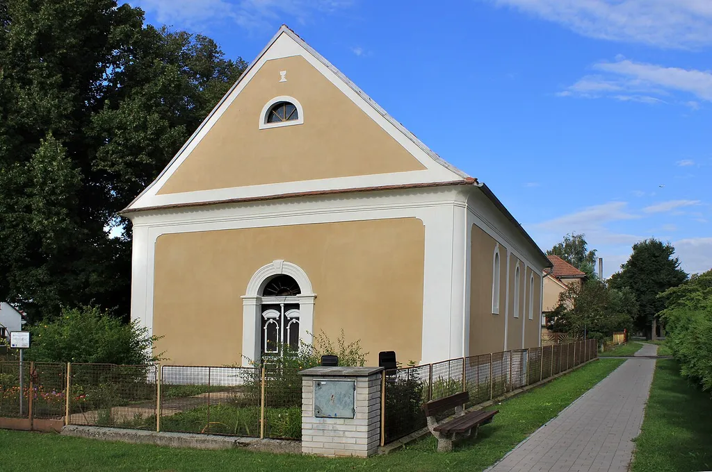 Protestant church in Hořátev, Czech Republic.