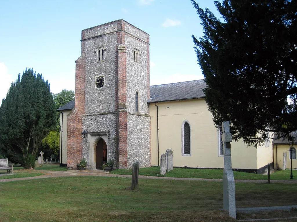 St Katharine's parish church, Knockholt, Kent, seen from the southeast