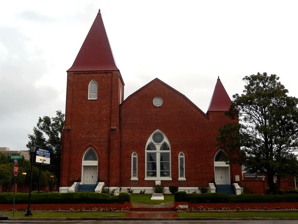 Springfield Baptist Church, 112 12th St. (original) and 114 12th St. (increase) Augusta