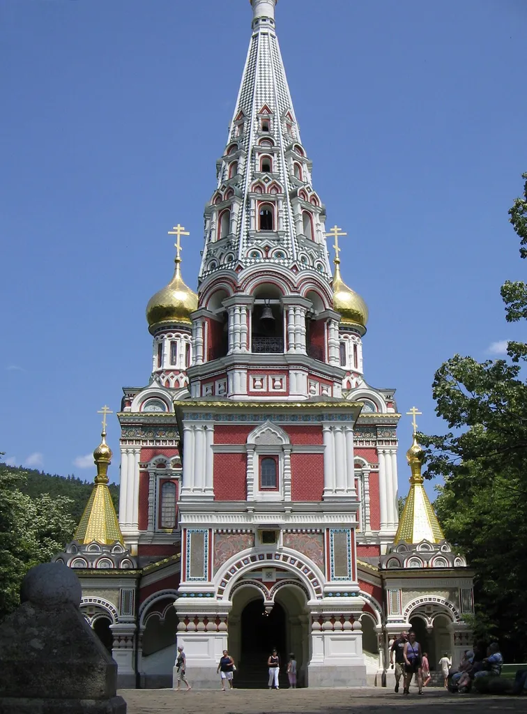 Memorial Church "Rojdestvo Hristovo" ("Christ Birth") in town Shipka, Bulgaria