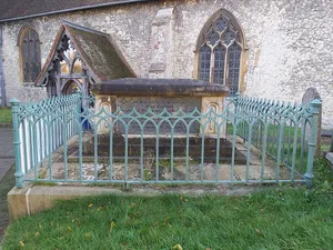 Cobbett Chest Tomb And Area Railings Immediately North Of Church Of St Andrew