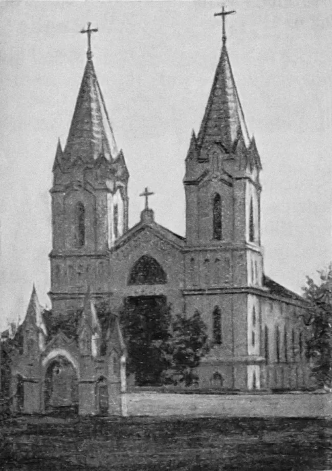 Non existent catholic church of Saints Peter and Paul in Kapyl