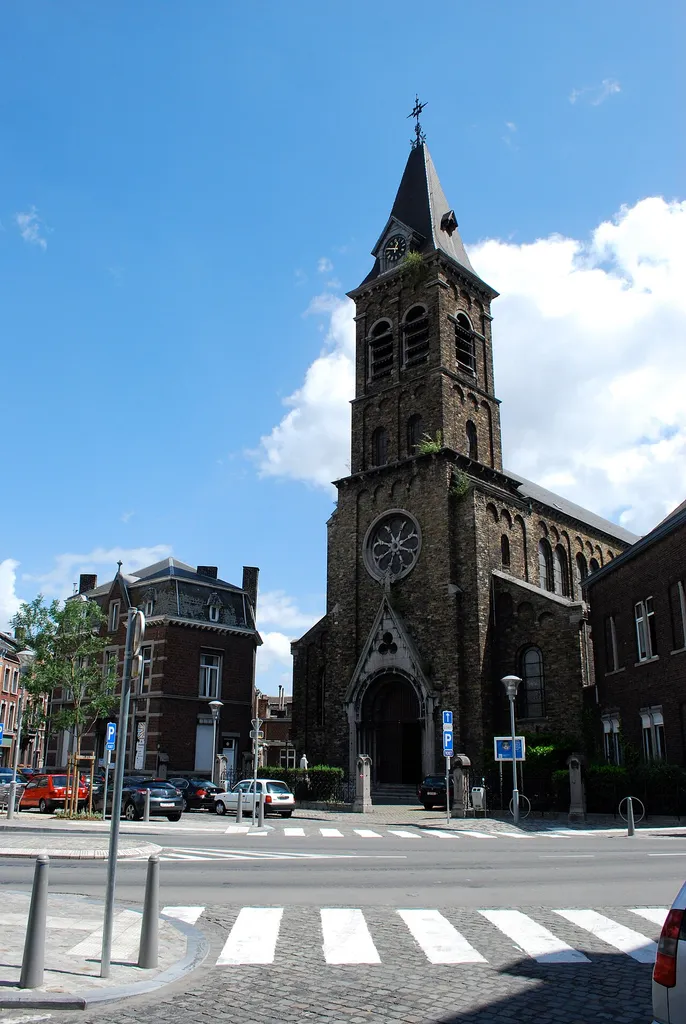L'église Sainte-Marie des Anges sur la place des Franchises à Liège.