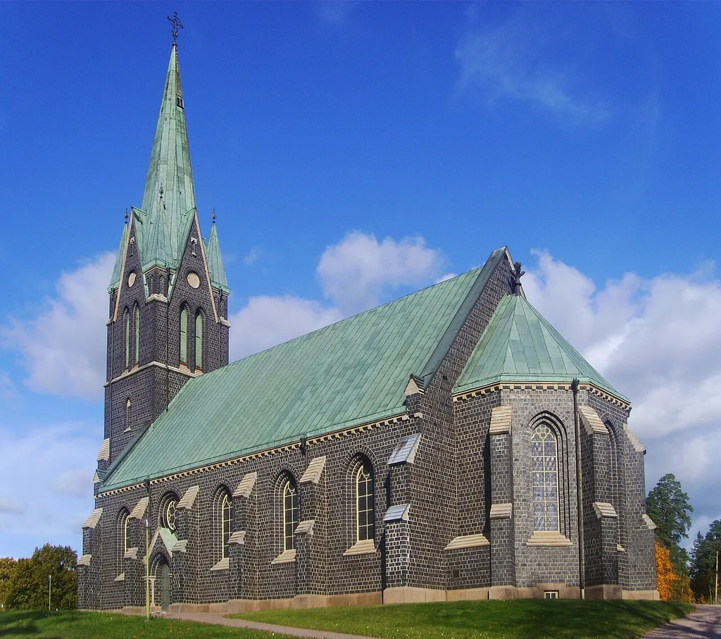 The church in Boxholm, Östergötland, Sweden.