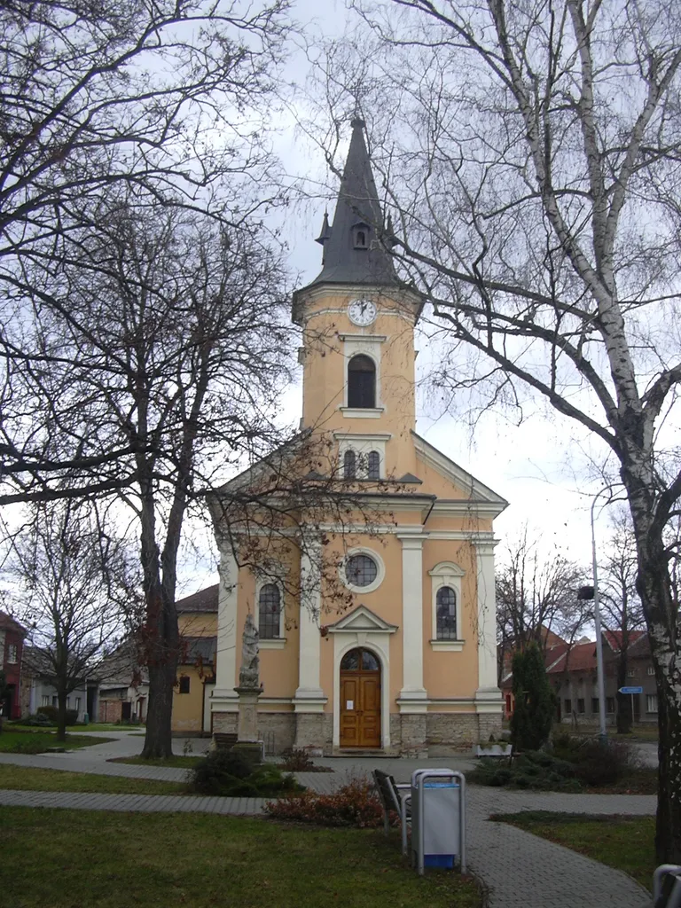 Church of St John the Baptist in Brodek u Přerova, Czech Republic.