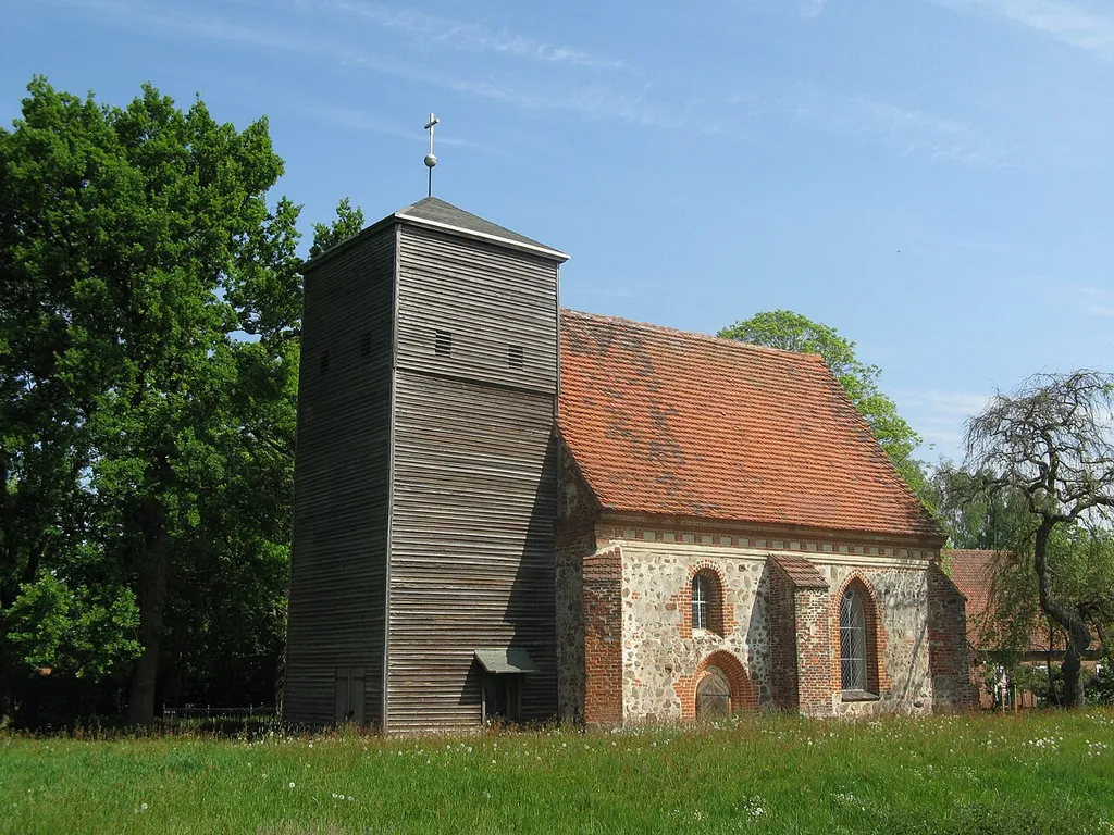 Church in Dreilützow, district Ludwigslust-Parchim, Mecklenburg-Vorpommern, Germany