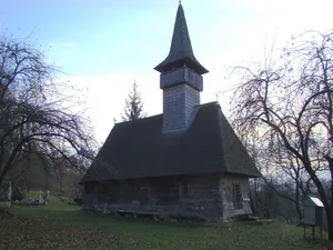 Wooden church in Mănăstirea, Maramureș