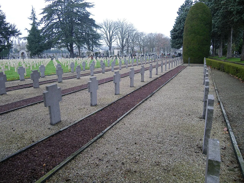 soldats allemands de la guerre 1914-1918 au cimetiere de l'est a rennes
