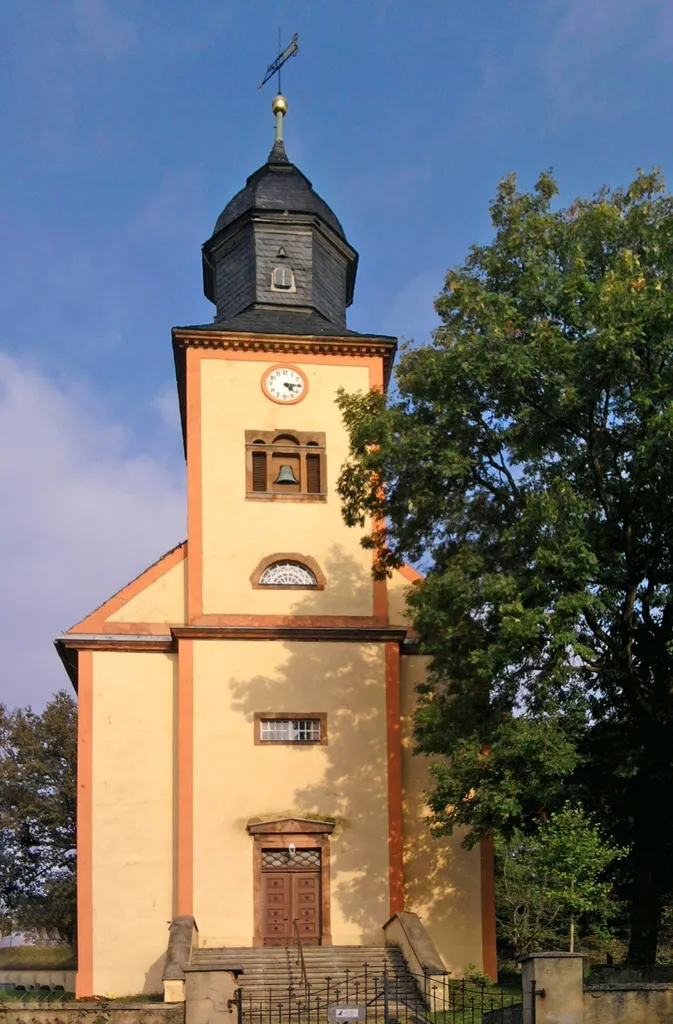 Church in Frohnsdorf near Altenburg/Thuringia/Germany