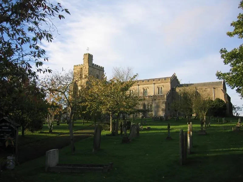 St Michael and All Angels parish church, Waddesdon, Buckinghamshire, seen from the southeast
