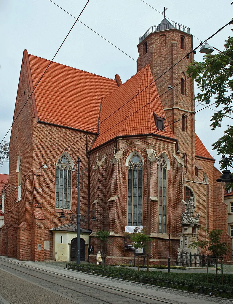 Kościół św. Macieja, widok od ulicy Szewskiej