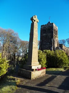 War Memorial in St Michael's Churchyard to East of Lych Gate