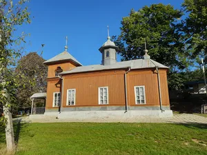 Saint Demetrius of Thessaloniki wooden church in Mîndra, Călărași
