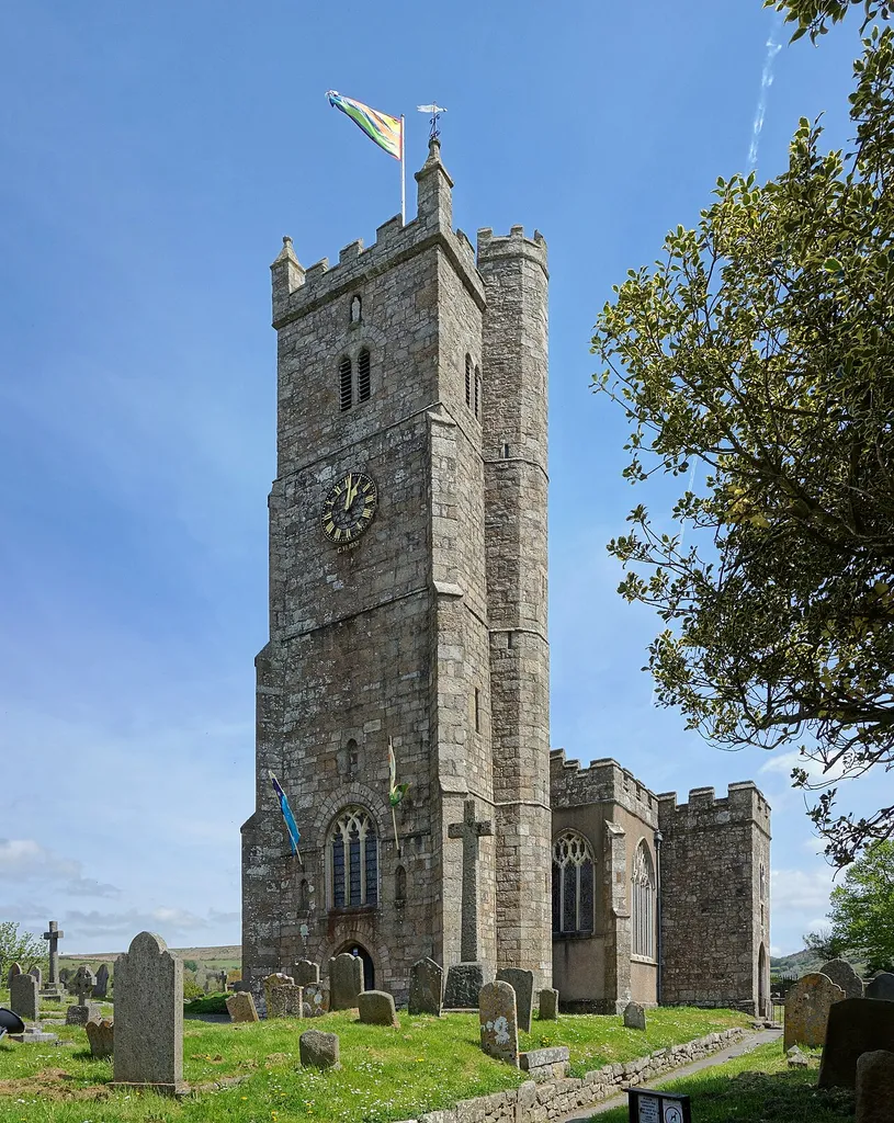 Tower of St Andrew's Church, Moretonhampstead, Devon.