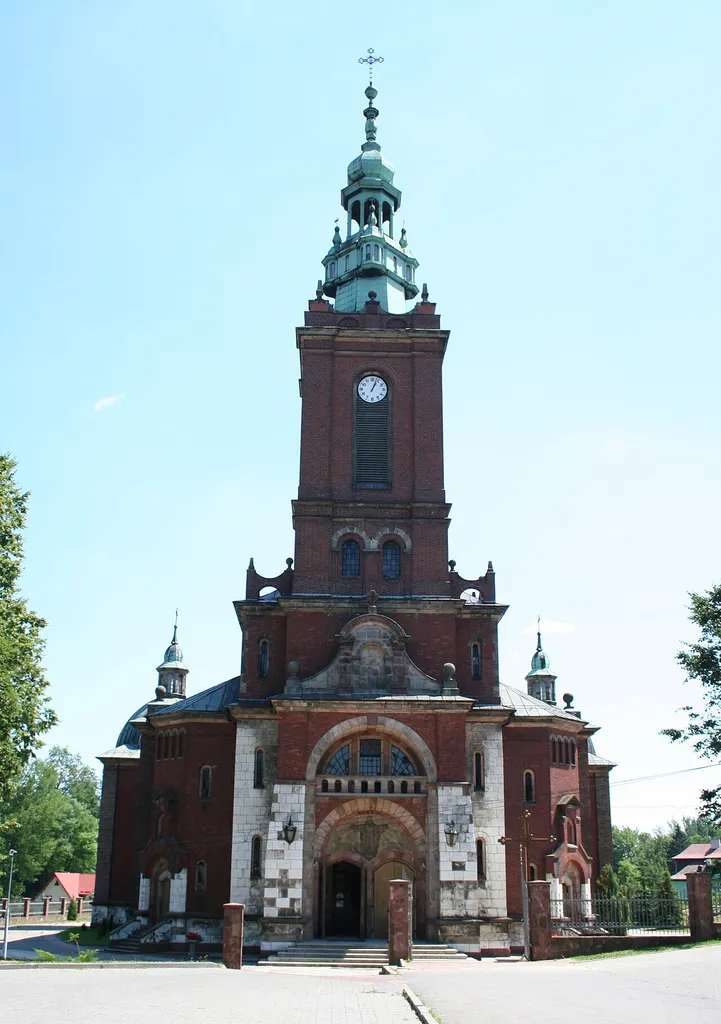 Church of the Holiest Heart of Lord Jesus in Sułoszowa, Poland. Built in 1933-1939