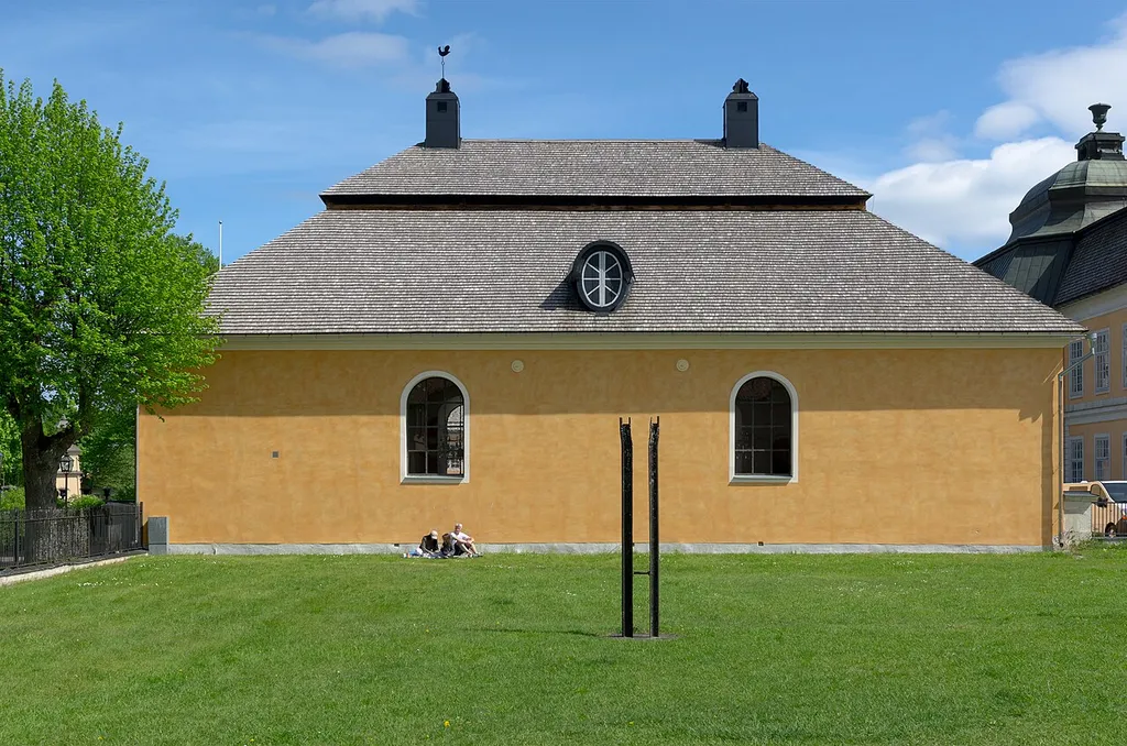 Österbybruk church. Built 1735. This is a photo of an ecclesiastical monument in Sweden, number 21320000039508 (sub-number: 21400000692553) in the RAÄ buildings database.