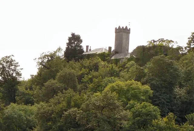Penllyn Castle, Cowbridge. Soaring high above the surrounding landscape the castle commands views befitting any castle.