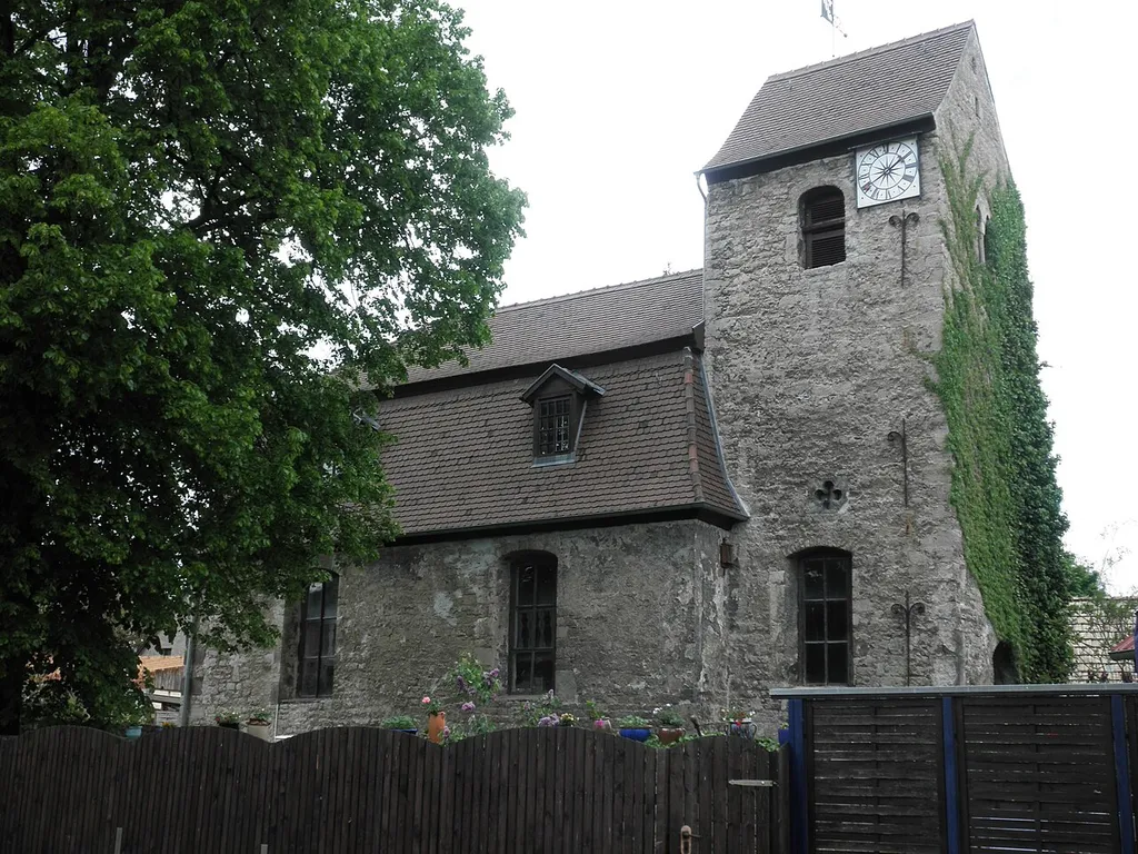 Church in Obergrunstedt (Nohra) in Thuringia