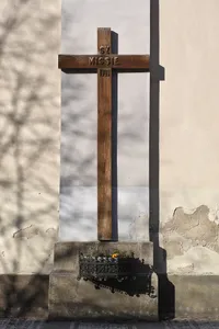 mission cross by Saint Nicholas cathedral