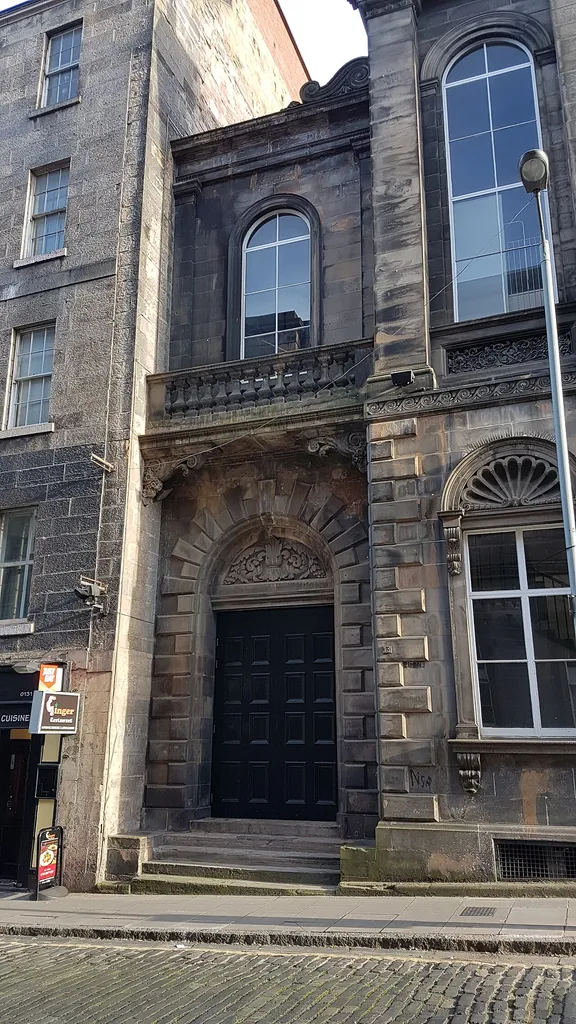 Edinburgh, 11a South College Street, College Street United Presbyterian Church .mw-parser-output .messagebox{margin:4px 0;width:auto;border-collapse:collapse;border:2px solid var(--border-color-progressive,#6485d1);background-color:var(--background-color-neutral-subtle,#fbfcff);color:var(--color-base,#202122);box-sizing:border-box;border-inline-start-width:8px}.mw-parser-output .messagebox.mbox-small{font-size:88%;line-height:1.25em}.mw-parser-output .mbox-warning,.mw-parser-output .mbox-speedy{border:2px solid var(--border-color-error,#b22222);background:var(--background-color-error-subtle,#ffdbdb);border-inline-start-width:8px}.mw-parser-output .mbox-serious,.mw-parser-output .mbox-delete,.mw-parser-output .mbox-stop{border:2px solid var(--border-color-error,#b22222);border-inline-start-width:8px}.mw-parser-output .mbox-issue,.mw-parser-output .mbox-content{border:2px solid #f28500;background:var(--background-color-warning-subtle,#ffe);border-inline-start-width:8px}.mw-parser-output .mbox-query,.mw-parser-output .mbox-style{border:2px solid #f4c430;background:var(--background-color-warning-subtle,#ffe);border-inline-start-width:8px}.mw-parser-output .mbox-shit{border:2px solid #960;border-inline-start-width:8px}.mw-parser-output .mbox-license{border:2px solid #88a;border-inline-start-width:initial}.mw-parser-output .mbox-legal{border:2px solid var(--border-color-notice,#666);background:var(--background-color-base,#fff);border-inline-start-width:8px}.mw-parser-output .mbox-honor{border:2px solid #ca3;background:var(--background-color-warning-subtle,#fcf4db);border-inline-start-width:8px}.mw-parser-output .mbox-growth{border:2px solid #8d4;background:var(--background-color-success-subtle,#d5fdf4);border-inline-start-width:8px}.mw-parser-output .mbox-move{border:2px solid #93c;border-inline-start-width:8px}.mw-parser-output .mbox-protection,.mw-parser-output .mbox-message{border:2px solid var(--border-color-base,#aaa);border-inline-start-width:8px}.mw-parser-output .