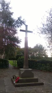 Radford War Memorial Cross 30 Metres North of Church of St Peter