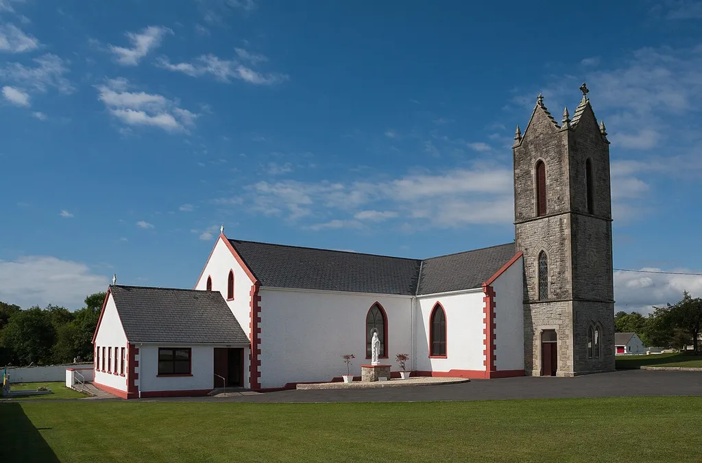 East view of St. Mary's Church.