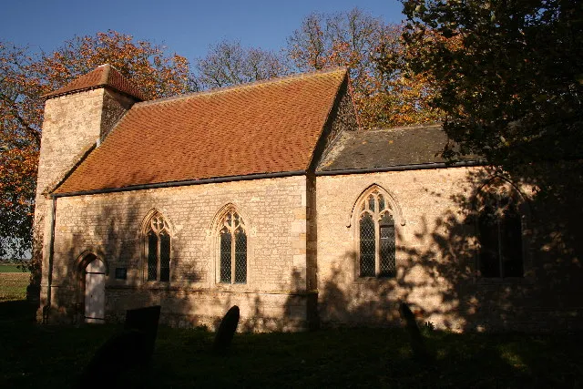 St.Lawrence's church, Snarford, Lincs. An un-assuming exterior hides some spectacular Elizabethan and Jacobean tombs to the St.Pol family in the chancel.