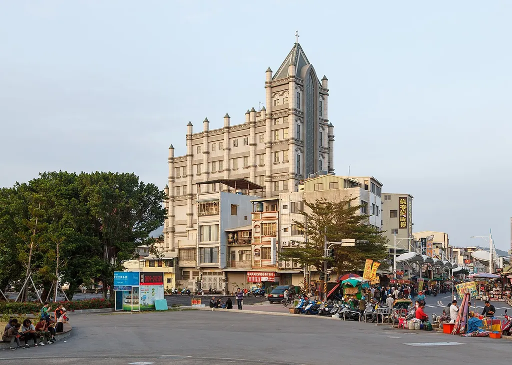 Kaohsiung, Taiwan: Cihou Presbyterian Church on Cijin Island.