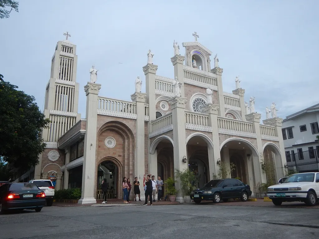 The Calling of Saints Peter and Andrew ( San Andres Apostol Parish Church, San Andres, Cainta, Rizal) The Calling of Saints Peter and Andrew Roman Catholic Diocese of Antipolo San Andres Apostol Parish Church (Greenwoods Executive Village, San Andres, Cainta, Rizal) L1, Blk. 6, Palmetto Street Founded 1991 Consecrated on December 2, 2011 Barangay San Andres (Poblacion) 14°34'33"N 121°6'54"E Cainta, Rizal from Felix Avenue also known as Imelda Avenue (Note: Judge Florentino Floro, the owner, to repeat, Donor Florentino Floro of all these photos hereby donate gratuitously, freely and unconditionally all these photos to and for Wikimedia Commons, exclusively, for public use of the public domain, and again without any condition whatsoever).