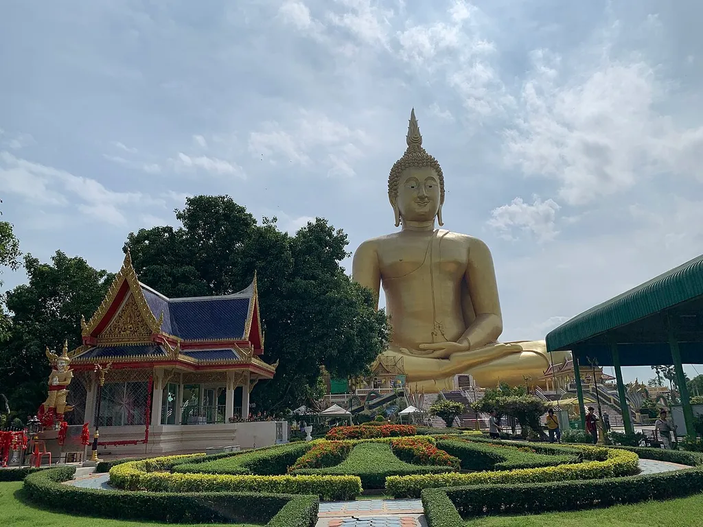 The Great Buddha of Thailand, as of the time of visit, the tallest statue in Thailand