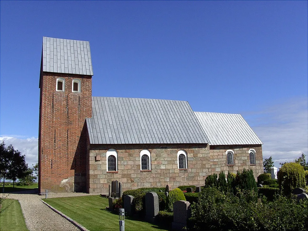 Hjerpsted kirke, Tønder, fra syd