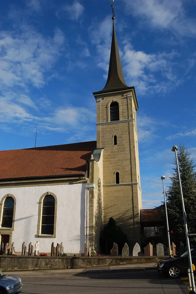 Catholic Church of Neyruz, canton of Fribourg, Switzerland