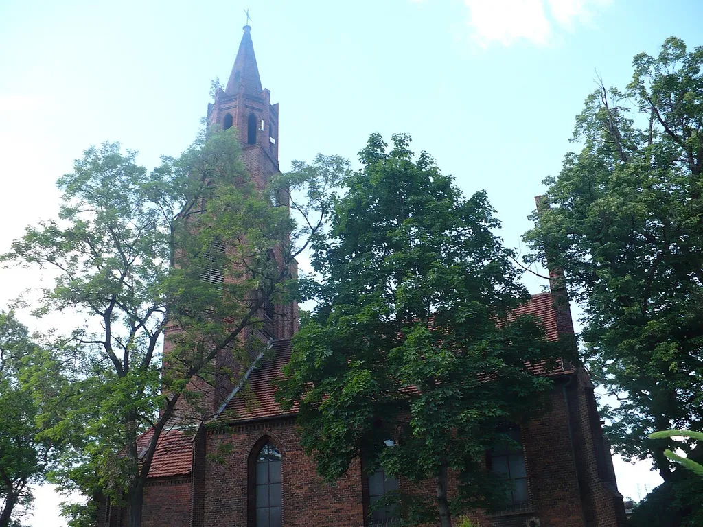 Former church (evangelical) in Miloslaw.