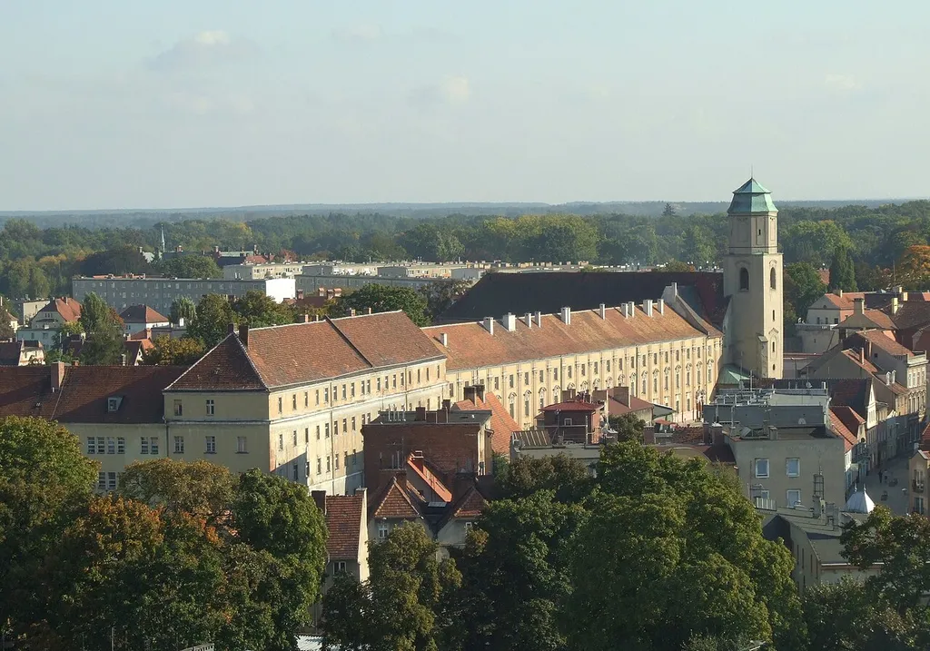 A view on former Jesuit School in Żagań