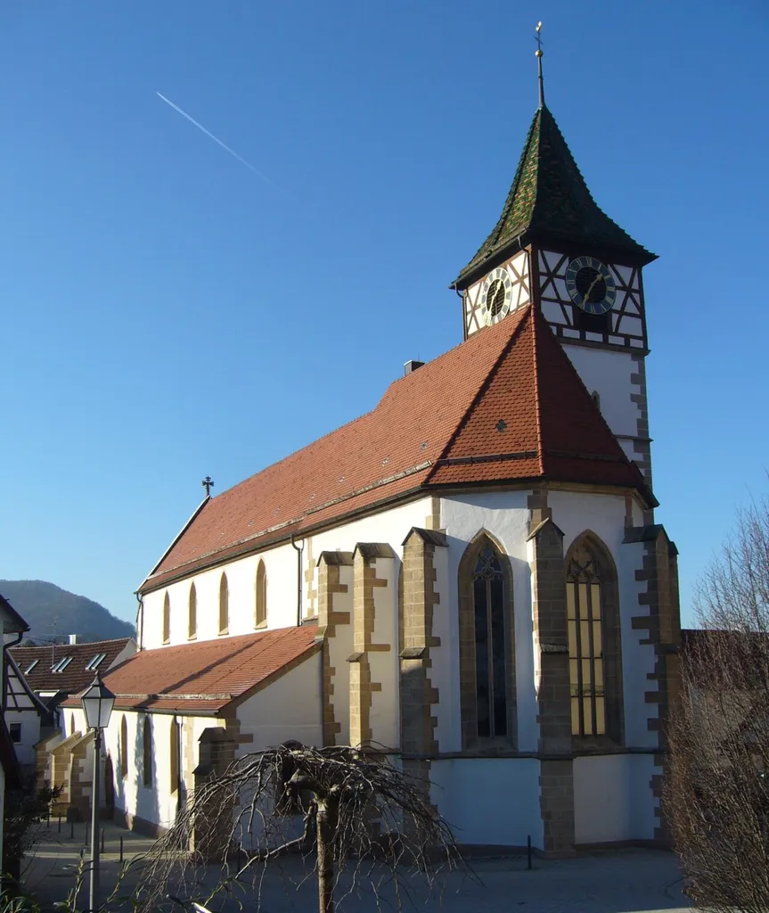 Church St. Martin in Neuffen, Germany, East Side