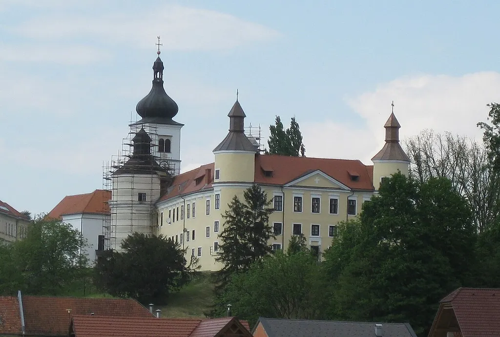 Velika Nedelja, village and castle/church in Slovenia
